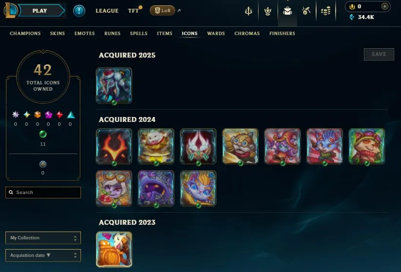 EUNE High Quality Safe S14 Iron 4 S16 Iron 1 0 LP Hardstuck| BE:34400| 0% WR Low MMR | Honor lvl 3 | #21