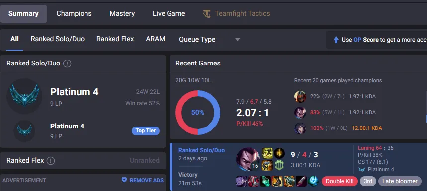 💎EUW ✅Plat 4 ⸱ 52% wr 👑Champions:81 🤩 Skins: 10 ⚡ LV: 37 ♾️ Lifetime Ownership 📧 Full Email Access 👑 High Quality Riot Account #0507