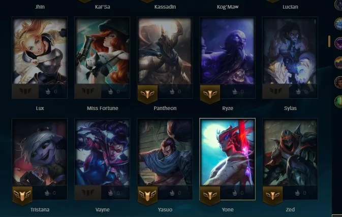 EUW S16 Gold 4 S14 Emerald 4 | Champs: 25 | Pulsfire Lucian & Inkshadow Yone | Honor lvl 3 | #92