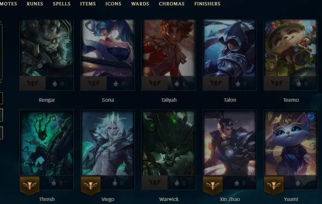 EUW S16 Silver 2 | Champs: 25 | RP: 225 | Skins: 4 | Muay Thai Lee Sin & Lunar Beast Viego| Honor lvl 3 | #46
