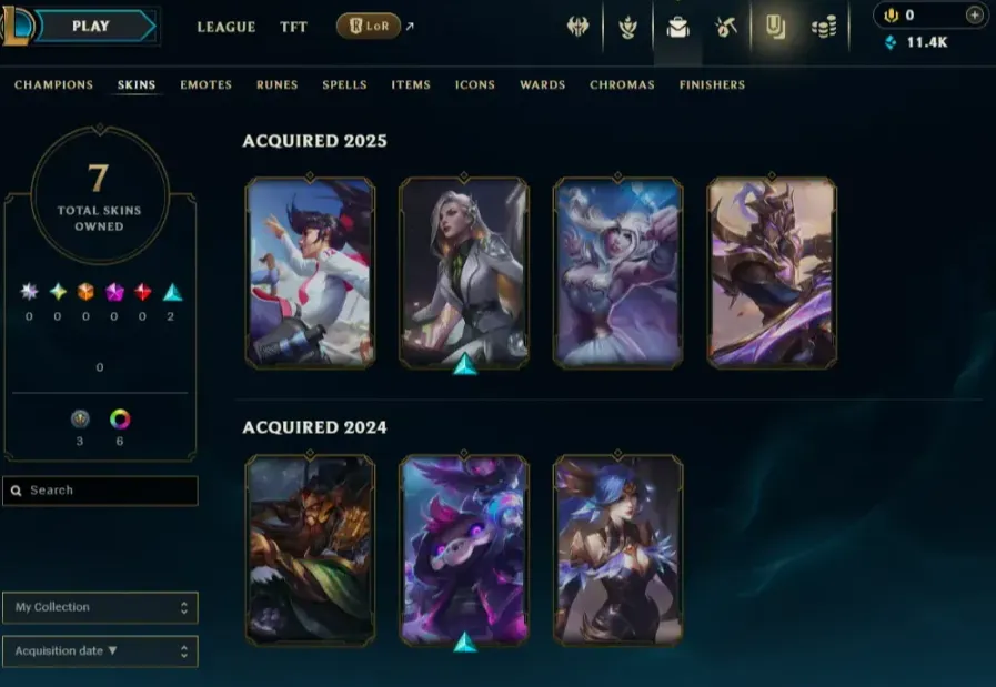 【NA】NEW SPLIT ✅ BRONZE 🏆 7 SKINS ✅ 35 CHAMPIONS ❤️ SAFE ACCOUNT ❤️