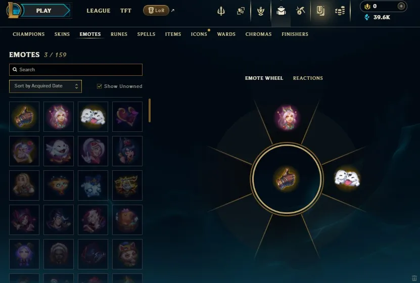 EUW S16 Iron 1 S14 Iron 4 0 LP | BE: 39.6K | Obsidian Dragon Sett & Pool Party Sett | Honor lvl 3 | #61