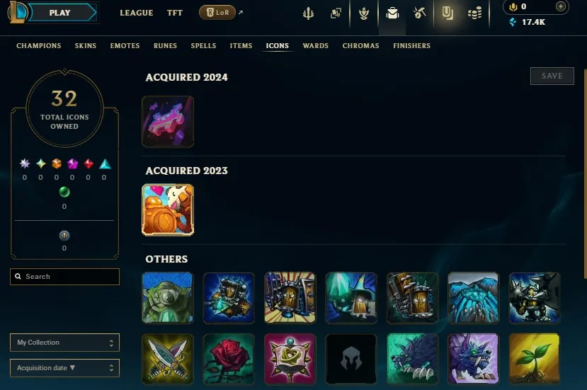 EUW S16 Gold 3 S14 Emerald 4 | Champs: 20 | BE: 17.4K | Platinum 2 MMR | Honor lvl 3 | #86