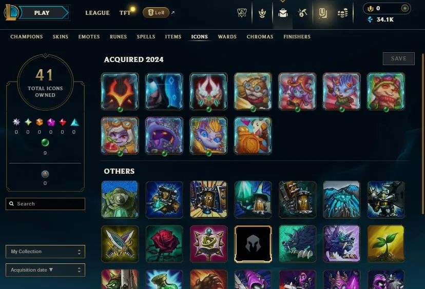 EUW High Quality Safe S14 Iron 4 S15 Iron 4 0 LP Hardstuck| BE:35100| 0% WR Low MMR | Honor lvl 3 | #16