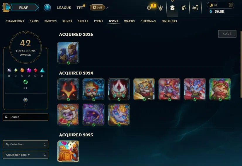 EUNE High Quality Safe S14 Iron 4 S16 Iron 1 0 LP Hardstuck| BE:36800| 0% WR Low MMR | Honor lvl 3 | #20