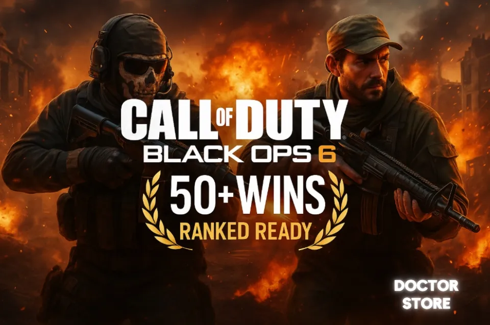 【BO6】🎩 50 Wins 💎 Ranked Ready 🚀 PSN/XBOX/PC 🛡️ Clean Secure ✉️ Full Details