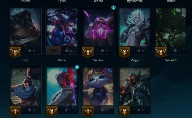 EUNE S14 Emerald 4 S16 Gold 1 | Champs: 48 | RP: 305 | 3 Skins + 14 Skin Shards | Honor lvl 3 | #24