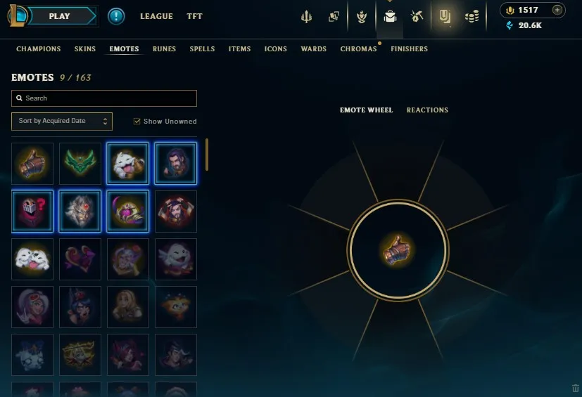 ME S16 Platinum 2 Emerald 1 MMR | BE: 20.6K | 1517 RP | Gladiator Draven & Zombie Brand & Fright Night Trundle | #66