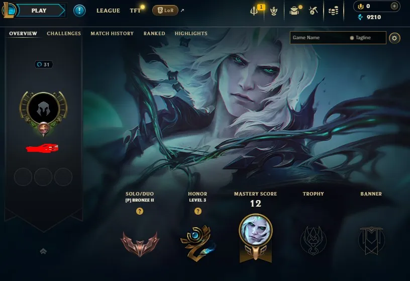 EUW S16 Bronze 2 | Champs: 20 | Project Irelia & Winterblessed Diana | Honor lvl 3 | #32