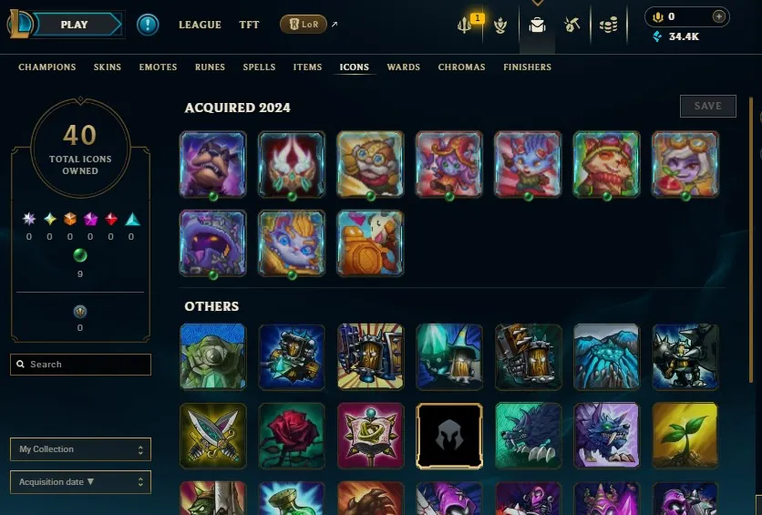 EUW High Quality Safe S14 Iron 4 S16 Iron 1 0 LP Hardstuck| BE:34400| 0% WR Low MMR | Honor lvl 3 | #31