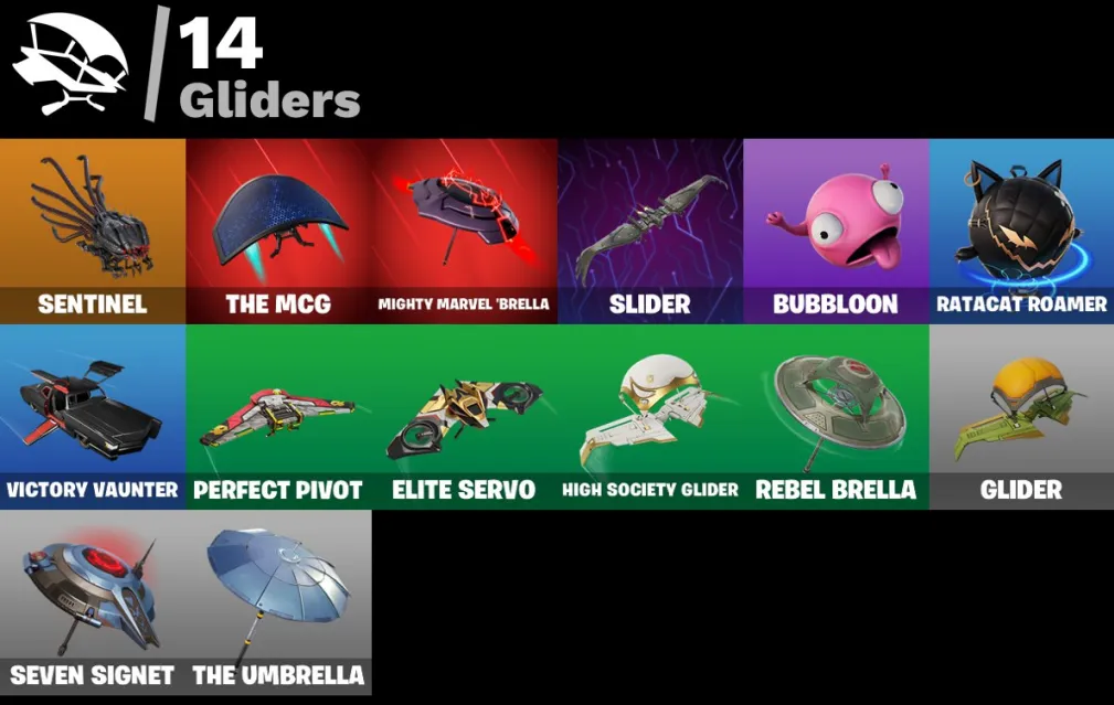 [PC] 15 skins Polar Peely Solid Snake Donatello Leonardo