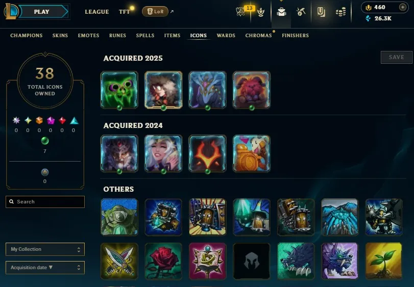 EUW S15 Emerald 4 | Champs: 34 | BE: 26K | 460 RP High Noon Leona | Skins: 6 | Honor lvl 3 | #2