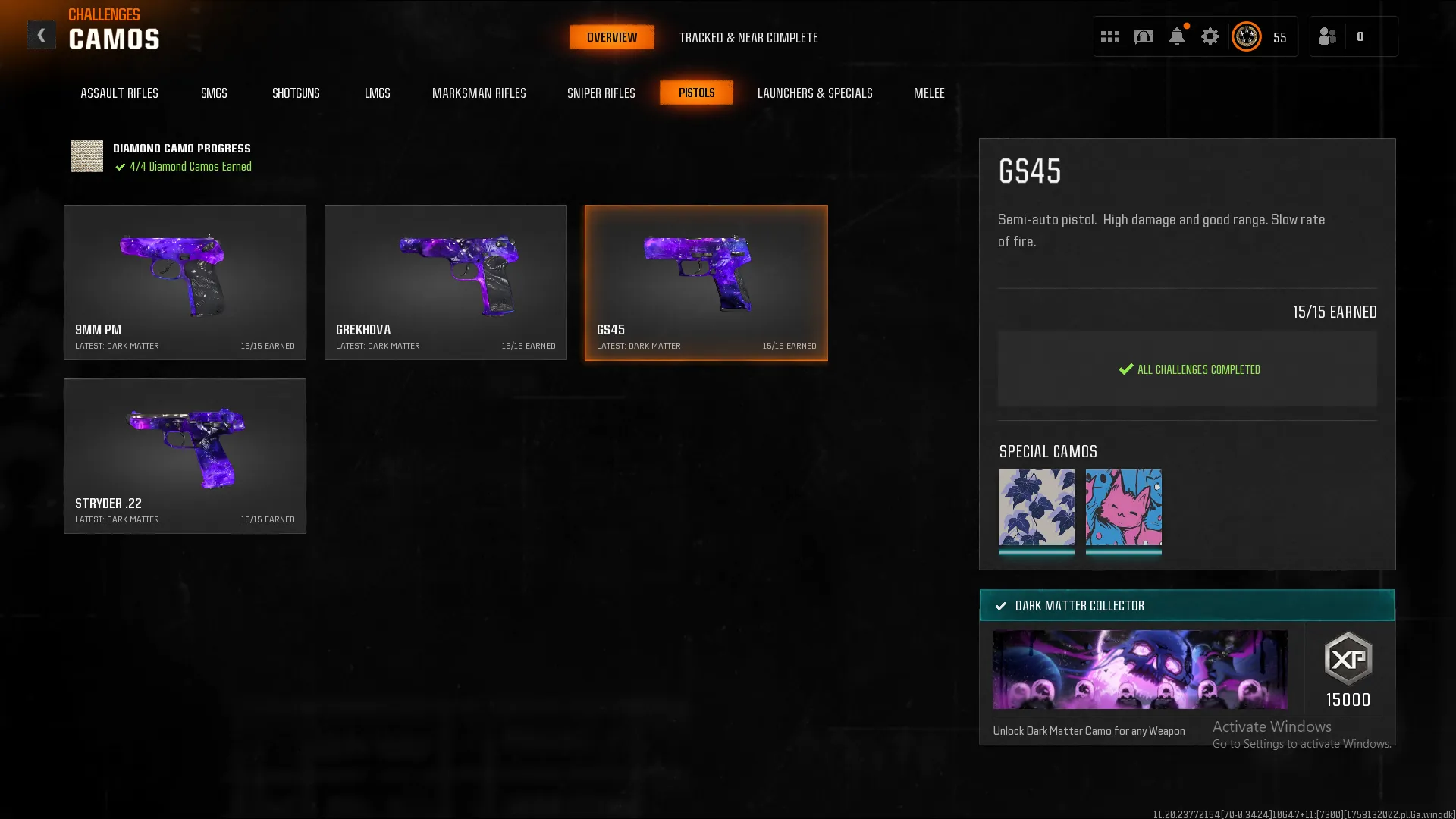 📀 BO6/WZ4 Dark Matter Account 🔥 | 33x META Weapons 💥 | 500+ Camo Unlocks 🎨 | 18 Operators 👤 | 50 Ranked Wins 🏆 | Level 55+ 📊 | Full Access ✅ | Your Ultimate Loadout 