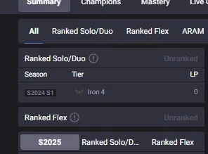 EUW S16 Iron 1 S14 Iron 4 0 LP | BE: 39.6K | Obsidian Dragon Sett & Pool Party Sett | Honor lvl 3 | #61