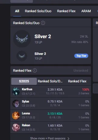 NA S15 Silver 2 Gold 1 MMR | Champs: 27 | BE: 7.6K | Blood Moon Zilean | Honor lvl 3 | #5