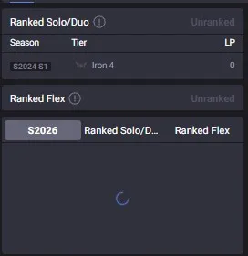 EUW High Quality Safe S14 Iron 4 S16 Iron 1 0 LP Hardstuck| BE:34400| 0% WR Low MMR | Honor lvl 3 | #31