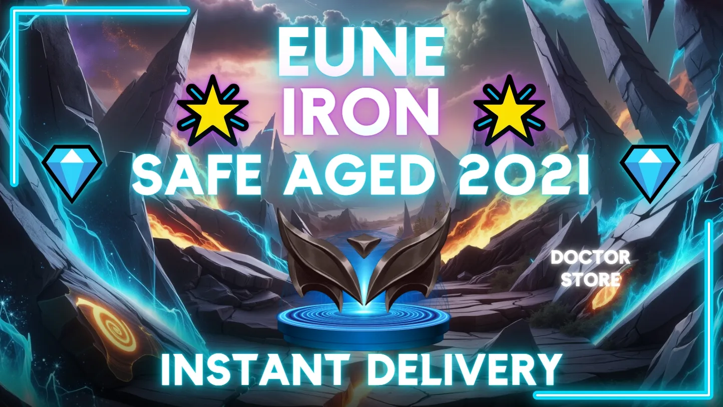 EUNE ⭐ NEW SPLIT ⭐ IRON ✅ 2 SKINS ❤️ SAFE AGED 2021 ACCOUNT ❤️ HONOR 3 ✅ TRUSTED SELLER ✅