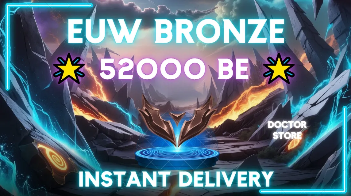 EUW 🌎 BRONZE 🏆 51965 BE ✅ 24 CHAMPIONS ❤️ SAFE ACCOUNT ❤️ INSTANT DELIVERY ✅