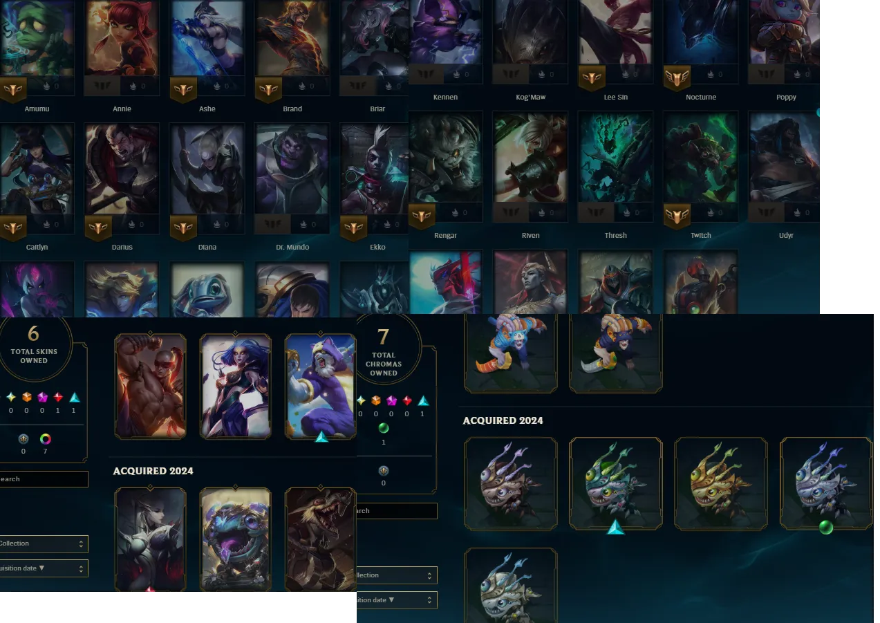 Platinum 1 MMR🔥Gold 1 53LP (1W/4L) Handleveled💎18K BE 6Skins 7Chromas✅Lifetime Ownership Guarantee✔️Recovery info included