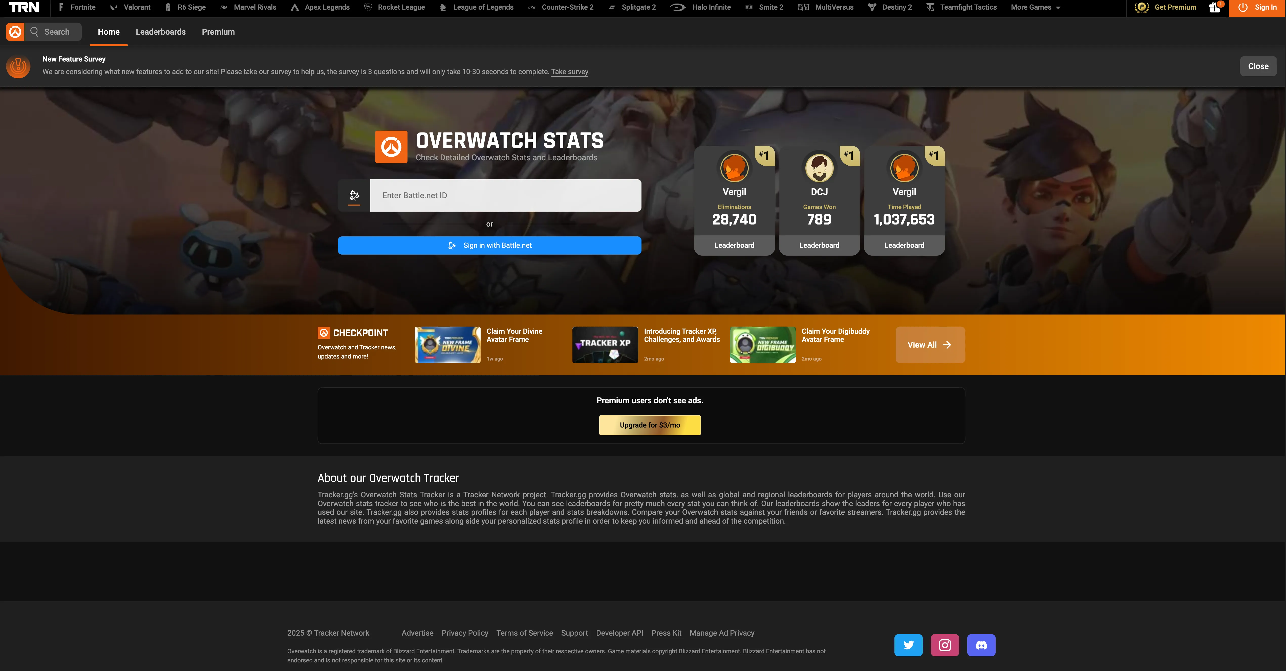 Tracker.gg overwatch
