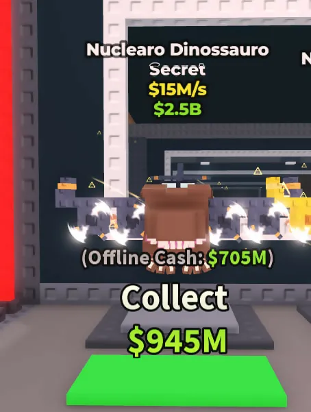 Nuclearo Dinossauro 15M/s