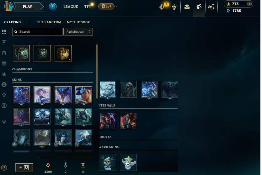 S16🔥Platinum 4 45LP (4W/6L) Handleveled🚀+30/-10LP Gains💎55Champs 775RP⭐Name Changeable✔️Recovery Info Included✅Lifetime Ownership Guarantee