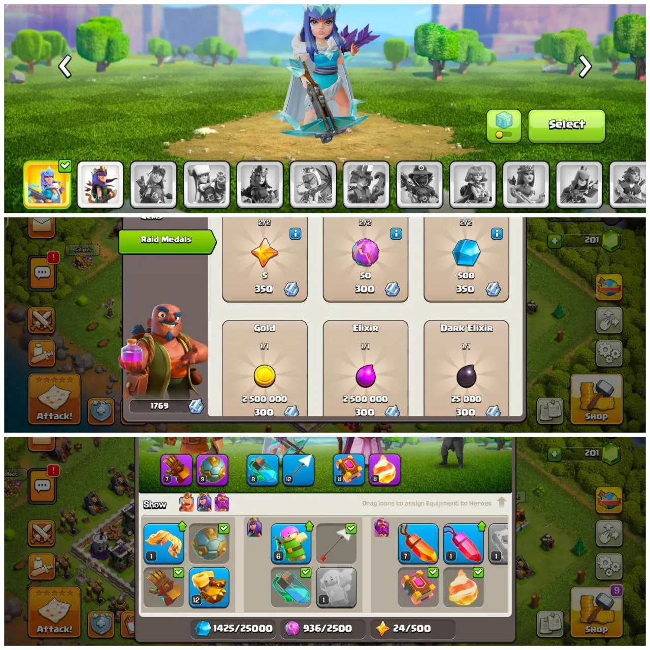 [KS] TH11  | HERO'S 50-50-20 | GIANT GAUNTLET SPIKEY BALL FIREBALL | 1669 RAID  | 201 GEMS | LVL 130 |  RENAME AVAILABLE | CHEAP PRICE | SAFE AND SECURED | INSTANT DELIVERY 🚛