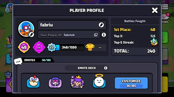 【22 XP】⭐ 49 LVL SQUAD JOURNEY ⭐ 17 CHARACTERS  🟡 93.385 COINS 🟡 