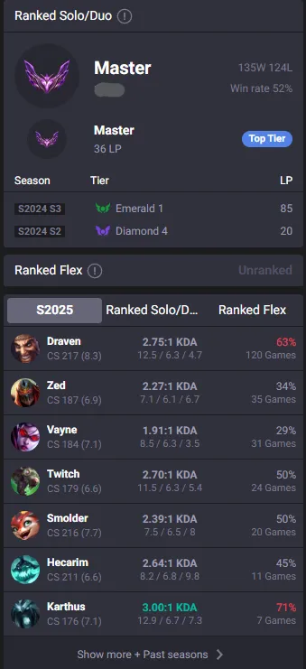 🔥LVL63 Diamond 1 75LP Handleveled💎62Champs 24Skins 24Chromas⭐Name Changeable✅Lifetime Ownership Guarantee ⸱ Never Taken Back