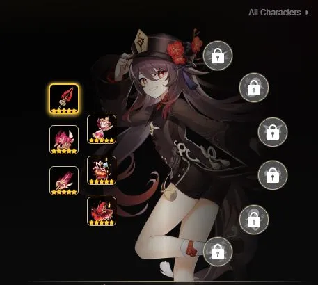 GI1010 High AR59 Europe Account with Furina 90, Hu Tao, Raiden Shogun, Yae Miko, Diluc and Many 5-Star Characters