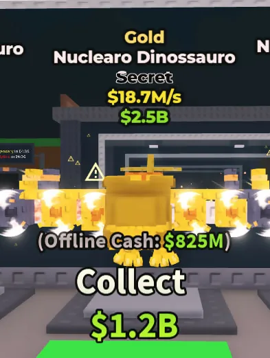 Gold Nuclearo Dinossauro 18.7M/s