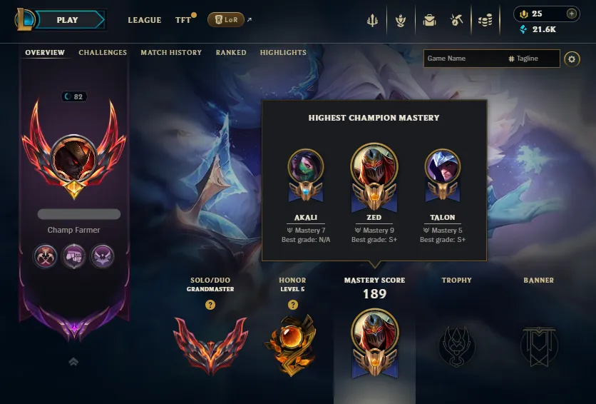 S16π₯LVL82 GRANDMASTER 65%WR Handleveledπ89Champs 43SkinsπMaster Rewardsβ
Lifetime Ownership Guarantee - Never Taken Back