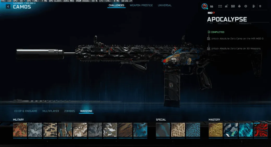 BO7/WZ5 | ⚔️ 30 Apocalypse Camos | 📍 Level 55 | 🦸 20+ Operators | 💻 All Platforms | ☑️ Full Access | 💨 Fast Delivery