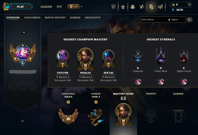 🔥Gold 2 41LP 90%WR Handleveled💎29Champs 3Skins⭐Name Changeable✅Lifetime Ownership Guarantee - Never Taken Back