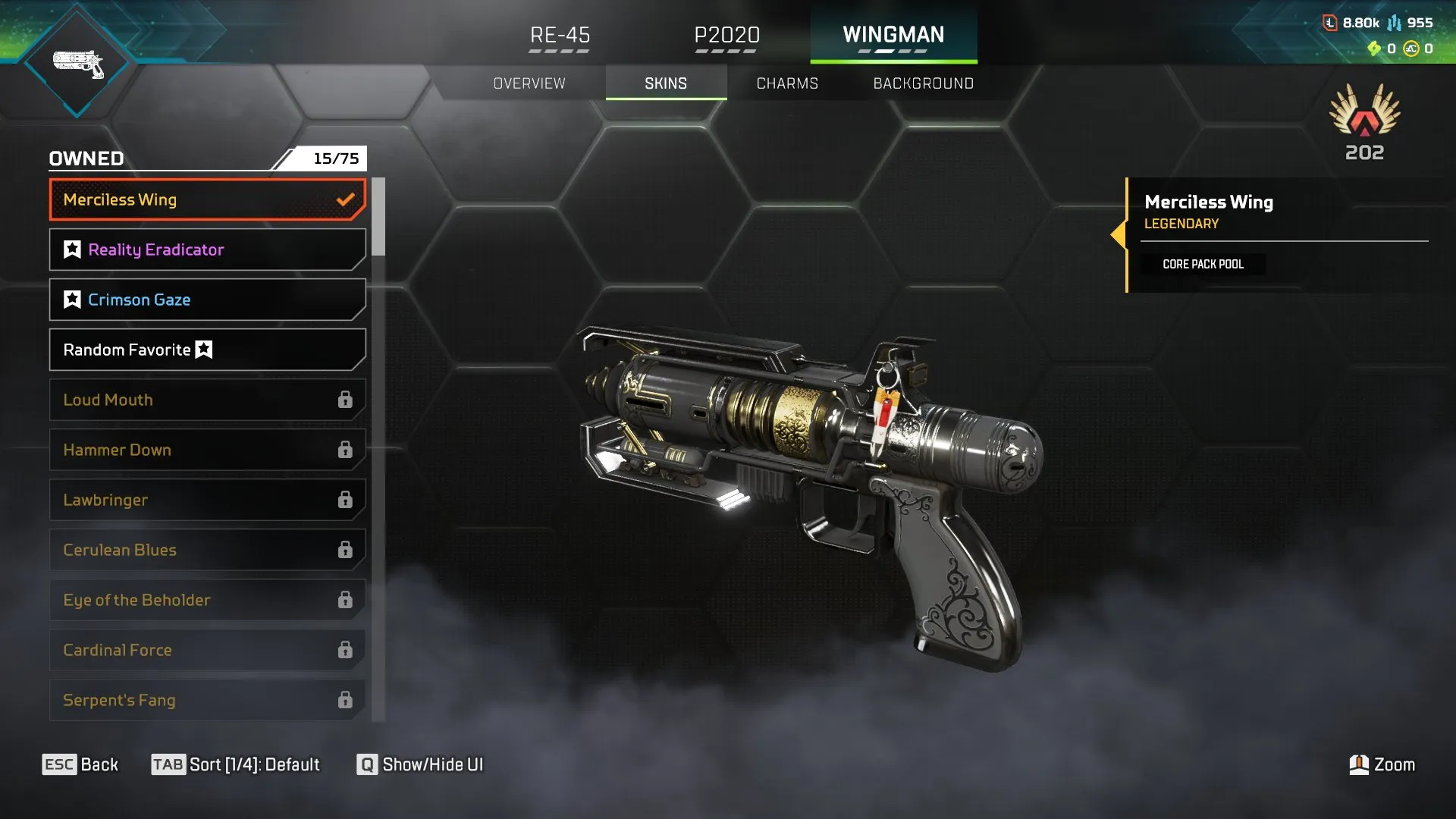 AP619 Heirloom Revenant Account with Death Grip, Imperial Assailant, Mail Order Monster, Sea Legs and Rare Weapon Skins