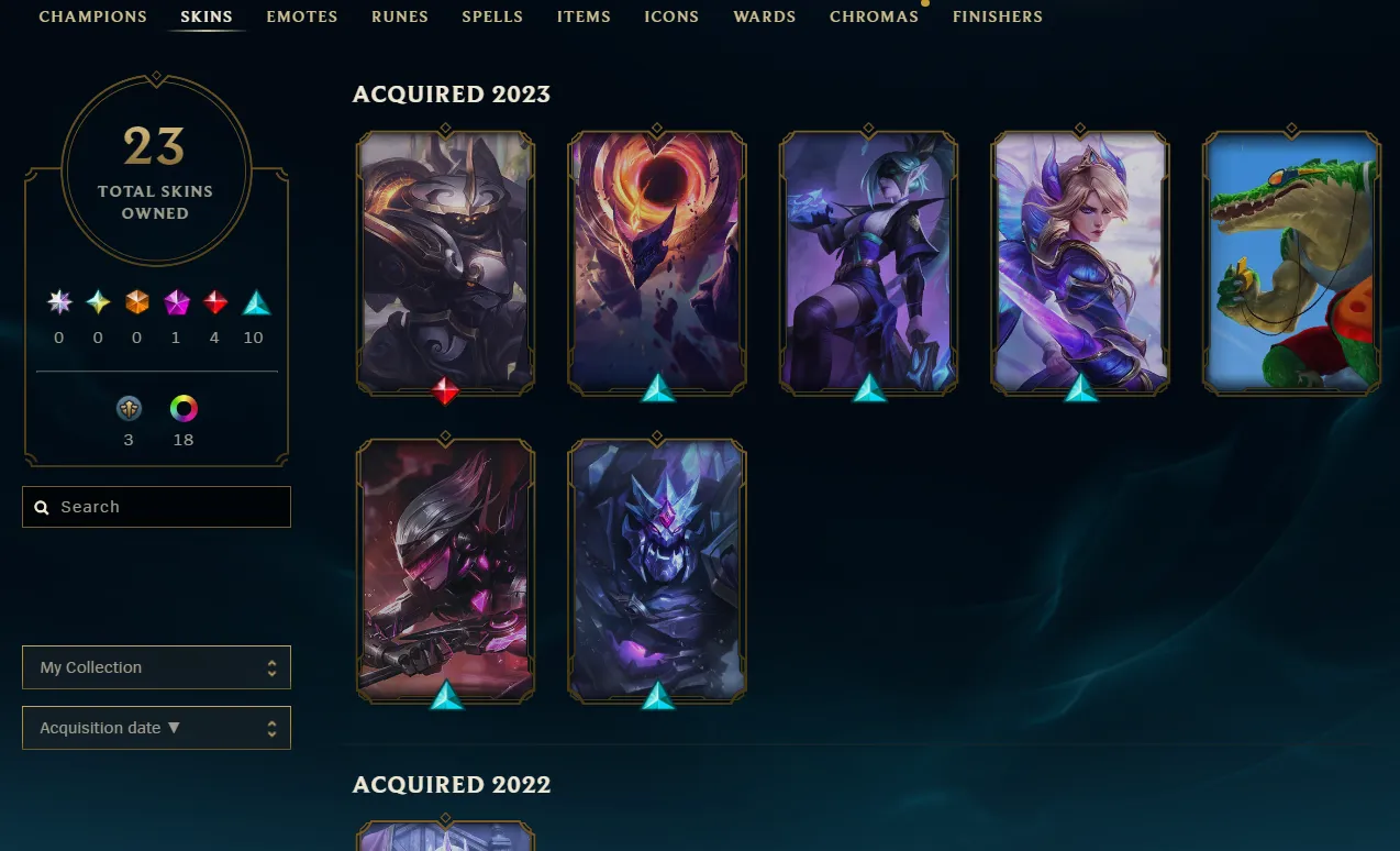 EUW 🔱 DIAMOND 4 53 LP 🔱 GOOD LP GAINS 🔱 23 SKINS 🔱 S14 SPLIT 2 GRANDMASTER  🔱 LEVEL 200  🔱 VANGUARD SAFE 🔱 STACKED LOOT 🔱 Changeable Mail 🔱 Handleveled 🔱