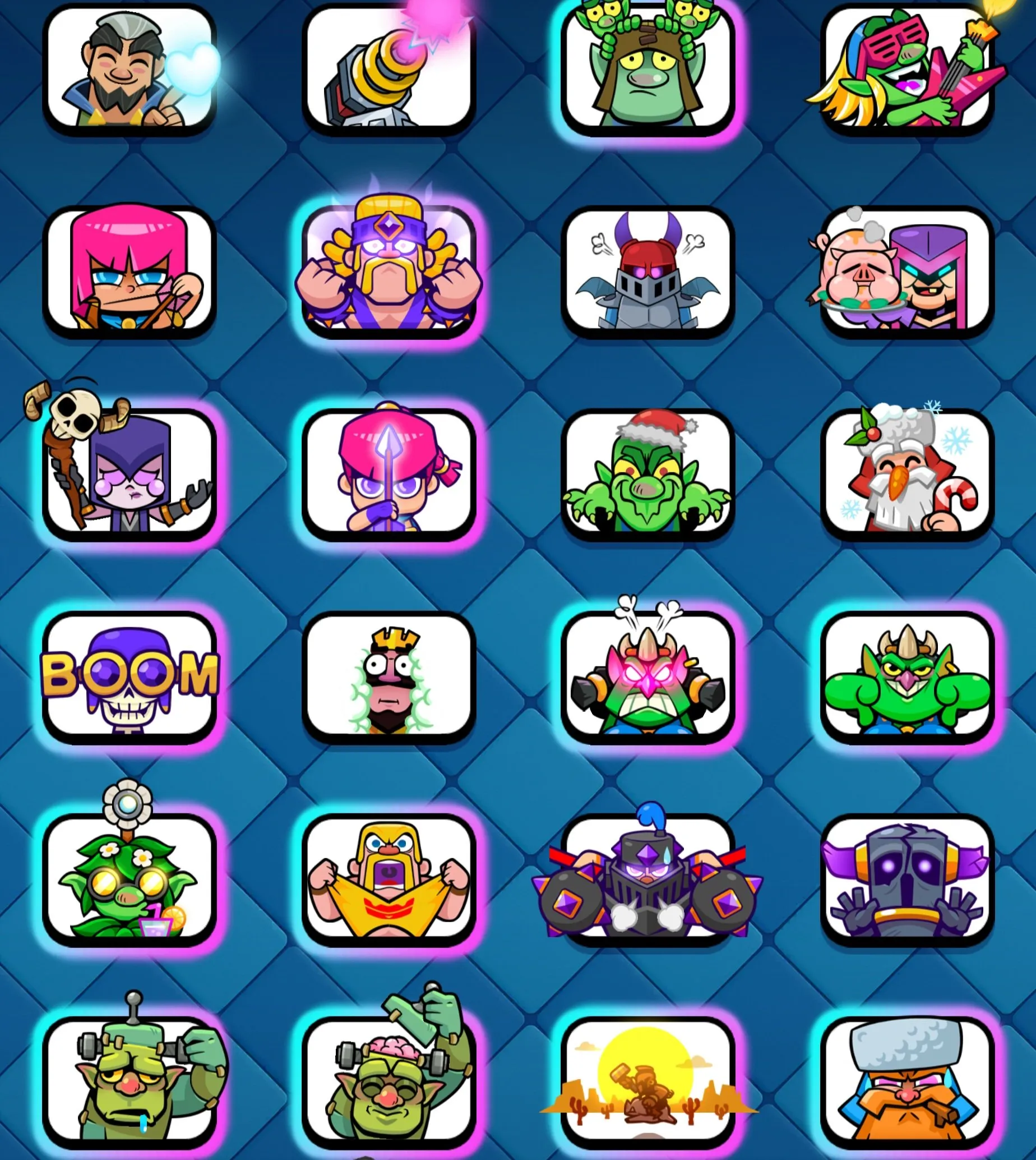 CR457 //15 Level 15 Cards | 15 Evolutions | 21 Legendary Cards | 61 Level 14 Cards | 134 Emotes | Exclusive Emotes | Level 14 King Tower | Arena 25 | Name Change Available