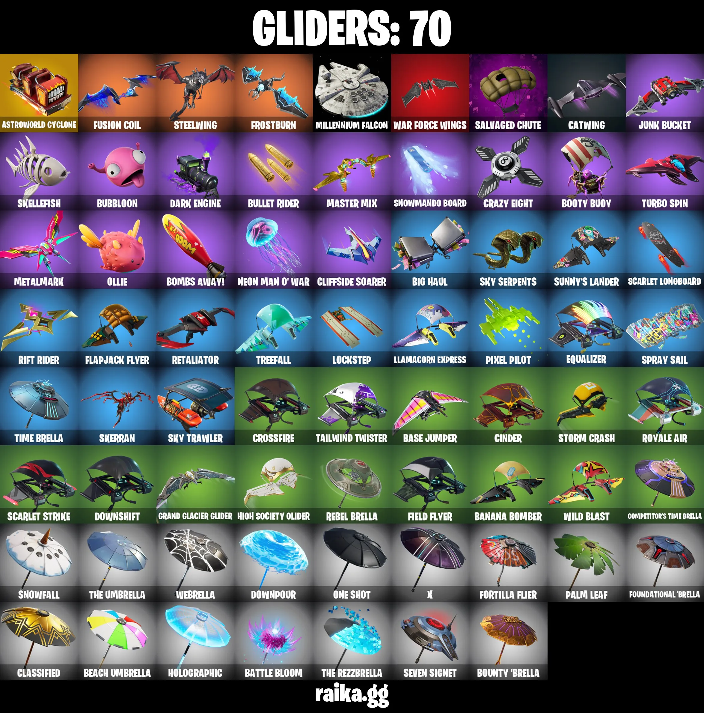 ✨42 skins✨Gold Midas✨Gold Brutus✨Blue Striker✨Ultima Knight✨Rox (Stage 5)✨Hybrid (Stage 4)✨Deadpool✨Hot Marat