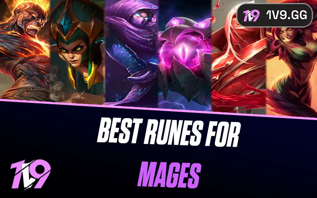 10 Best Runes For Mages in League of Legends | 1v9