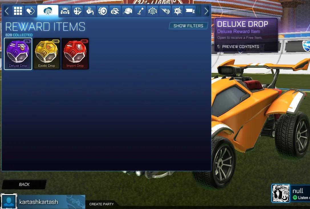 STOCK504 //628 Drops Collection – 276 Deluxe, 146 Exotic, 208 Import