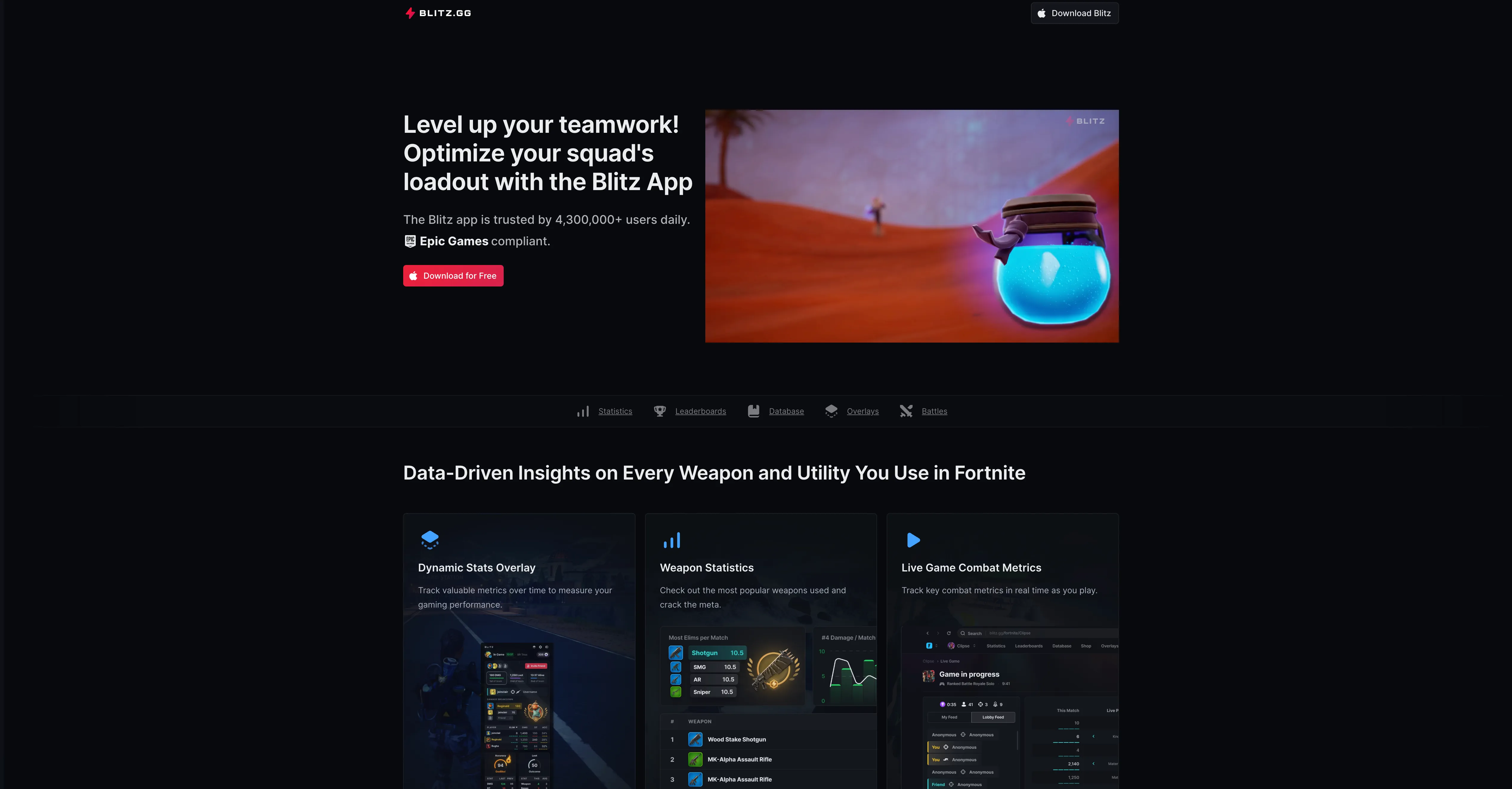 blitz.gg fortnite