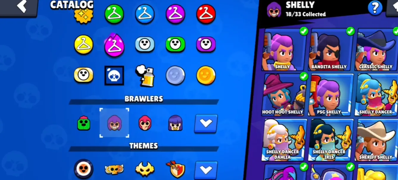 BS1580 //10 Legendary Skins, 77 Fighters, High Trophy Account