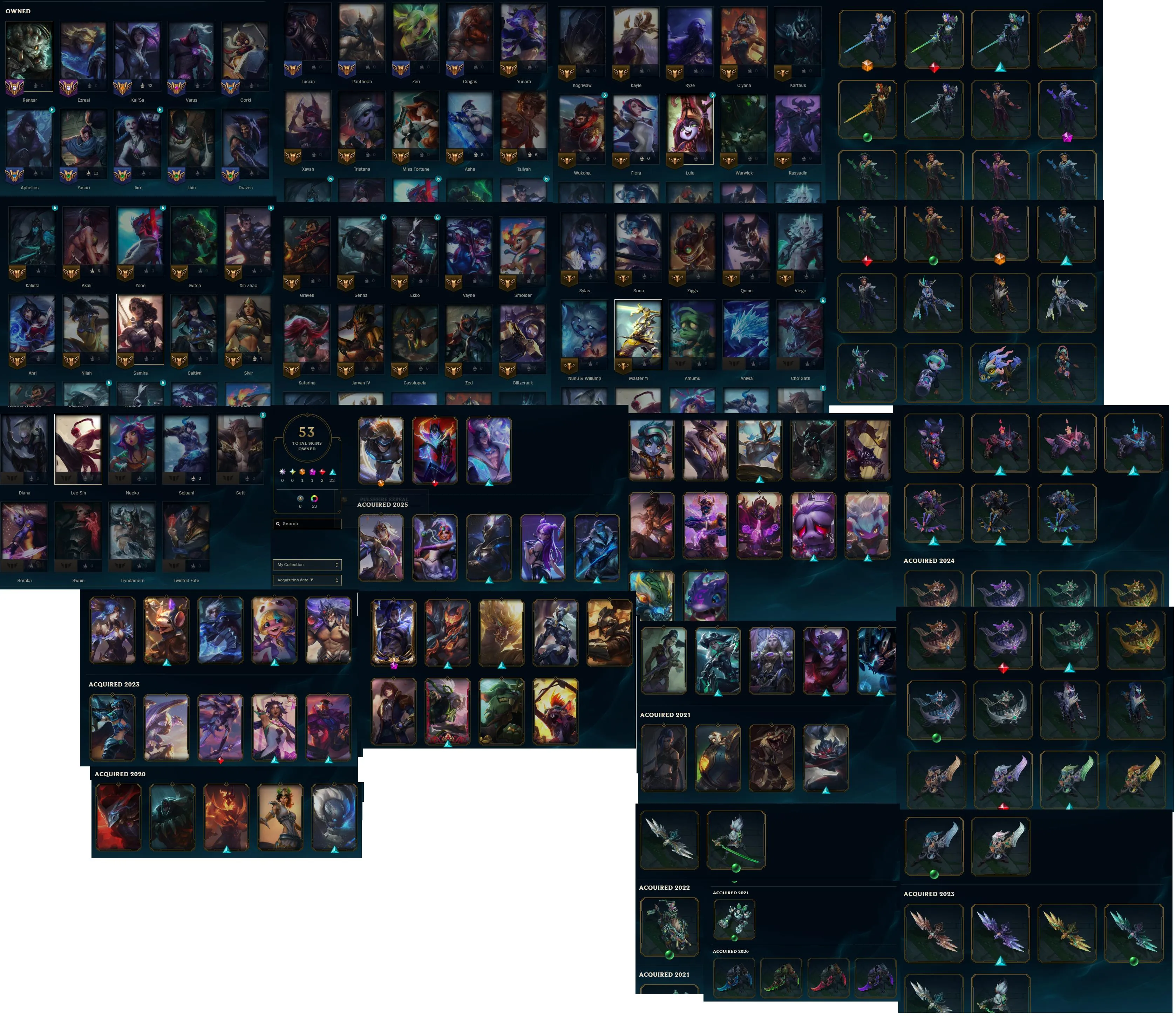 S16🔥LVL121 Challenger 750LP 69%WR Handleveled💎69Champs 53Skins 57K BE⭐Name Changeable✅Lifetime Ownership Guarantee - Never Taken Back