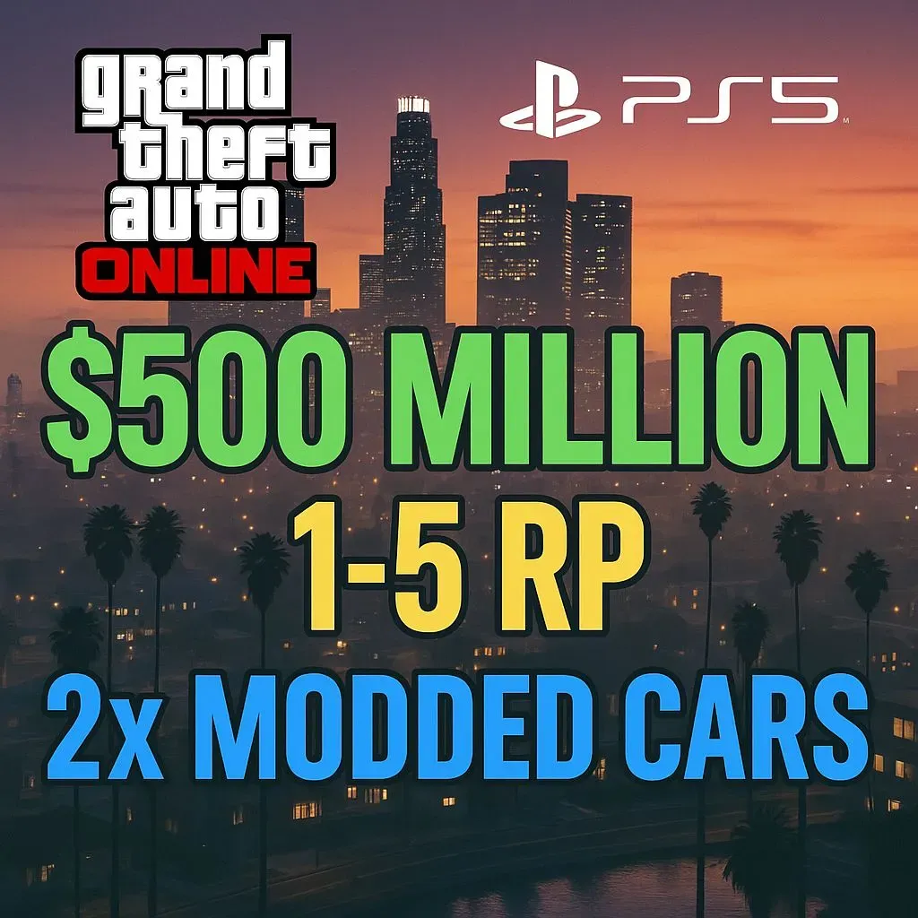 🔰 PlayStation 5 Account 🎮 500.29 Million Account 🧩 2x Modded Cars 🎯 RP LvL 1–30 🪐 Total Ownership 🔧 Editable Access 🛞 Safe Profile #Y3H5N