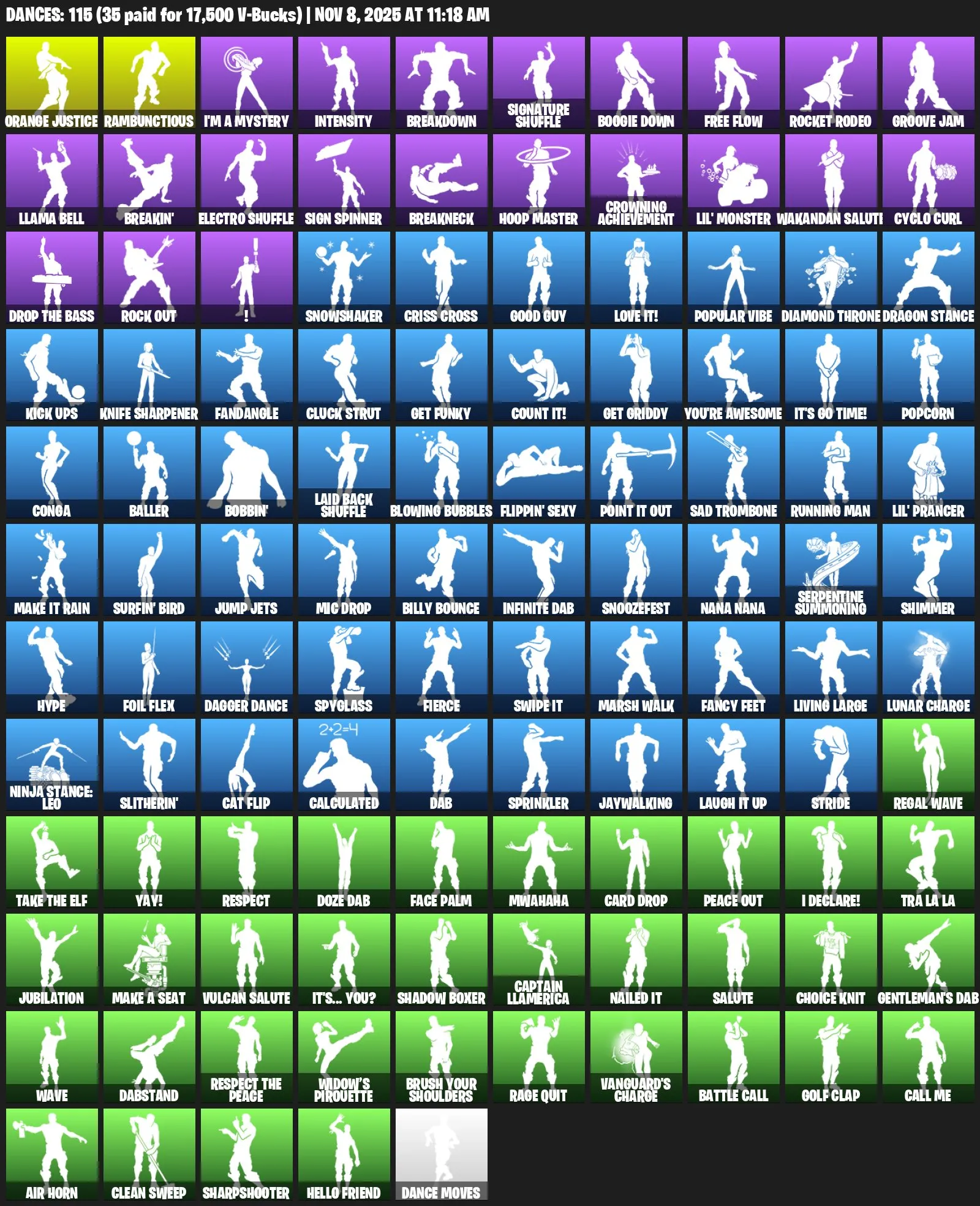 F939 Omega, John Wick, Rogue Agent, Skull Trooper, Off the Leash, 130 Skins, Full Access (G)