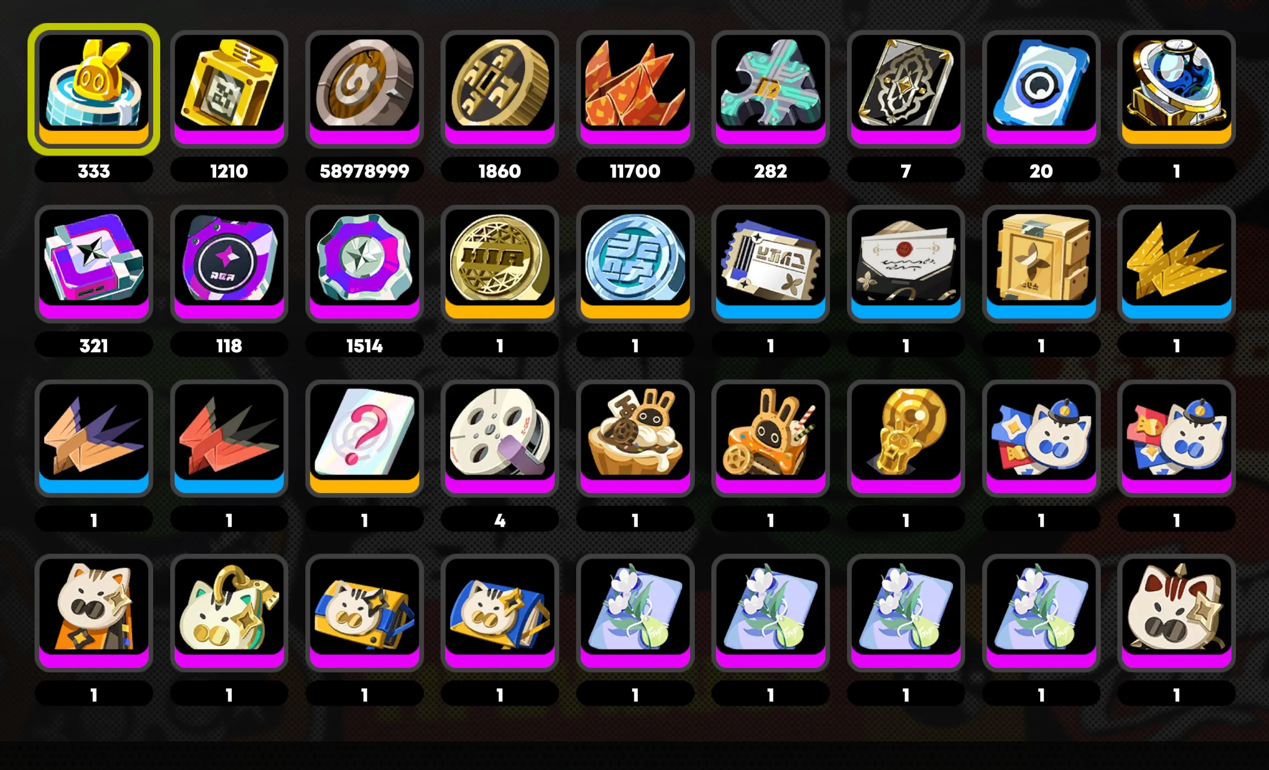 ZZZ19 // 14 S-Rank Agents with Signals – Lucia, Yuzuha, Yixuan M3, Miyabi – Nicole, Vivian, Manato Skins – Level 60