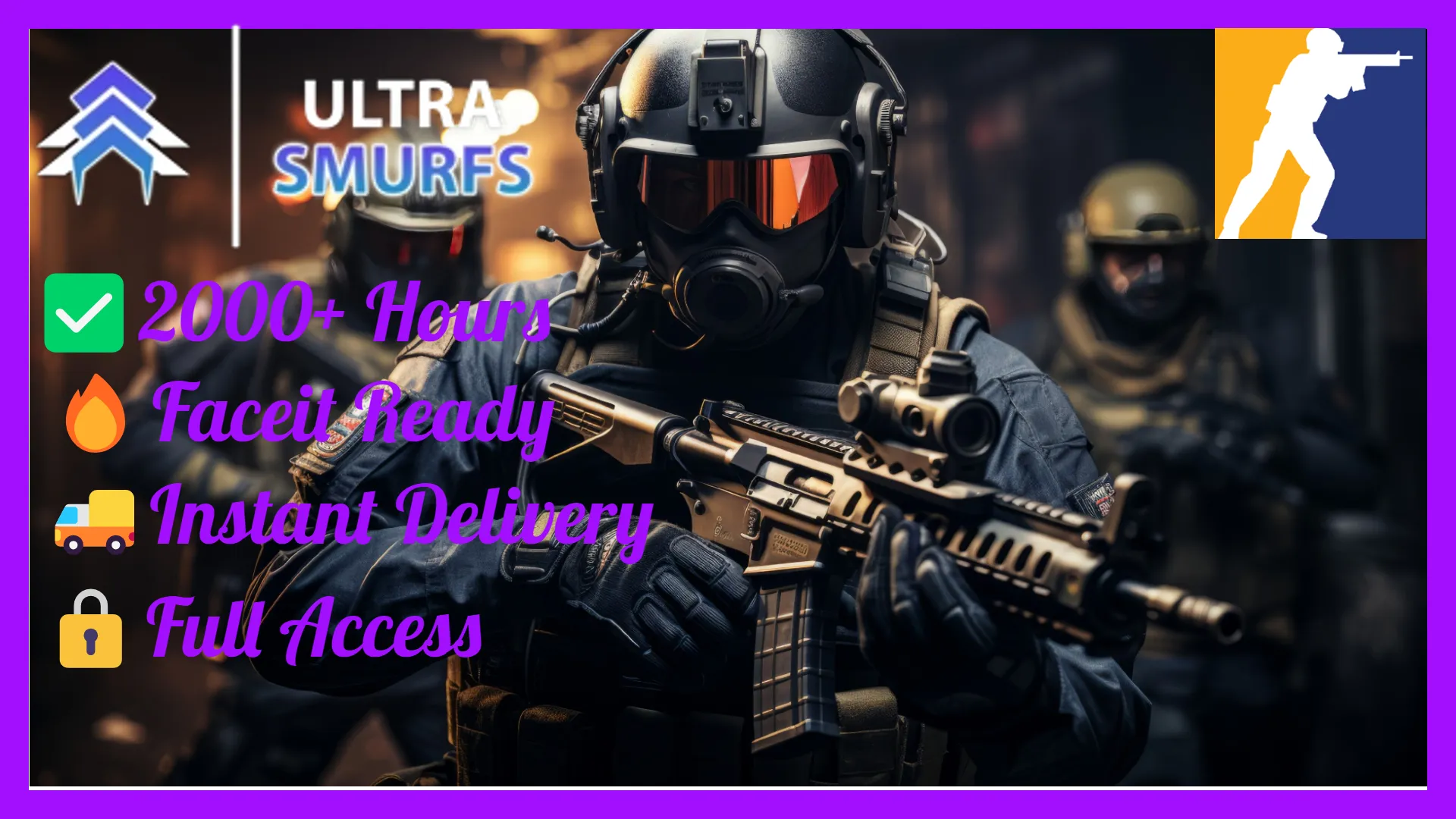 【CS2 Non Prime】 CS2 2000+ Hours 🔥 Faceit Ready 🔥 Instant Delivery ⚡Original Email Access ⚡ Full Access 🔥100% Safe 🔥