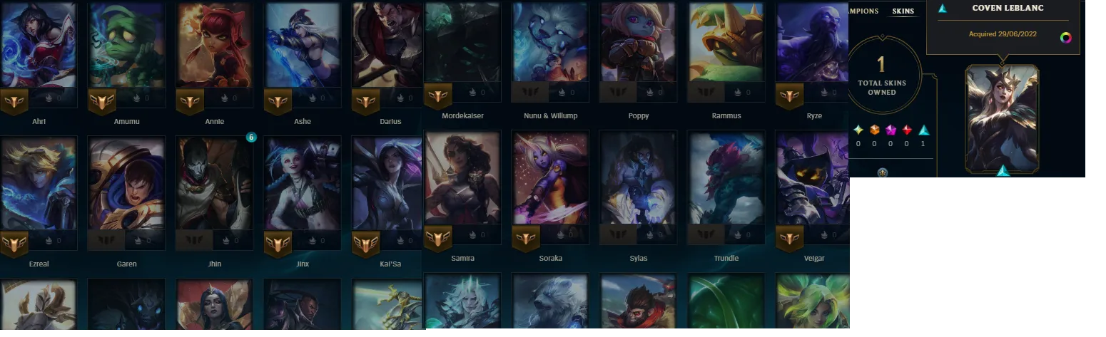 S14-3 Bronze 3🔥Now Unranked - Ranked Ready Handleveled💎Coven LeBlanc⭐Name Changeable✅Lifetime Ownership Guarantee - Never Taken Back✔️ Recovery info included