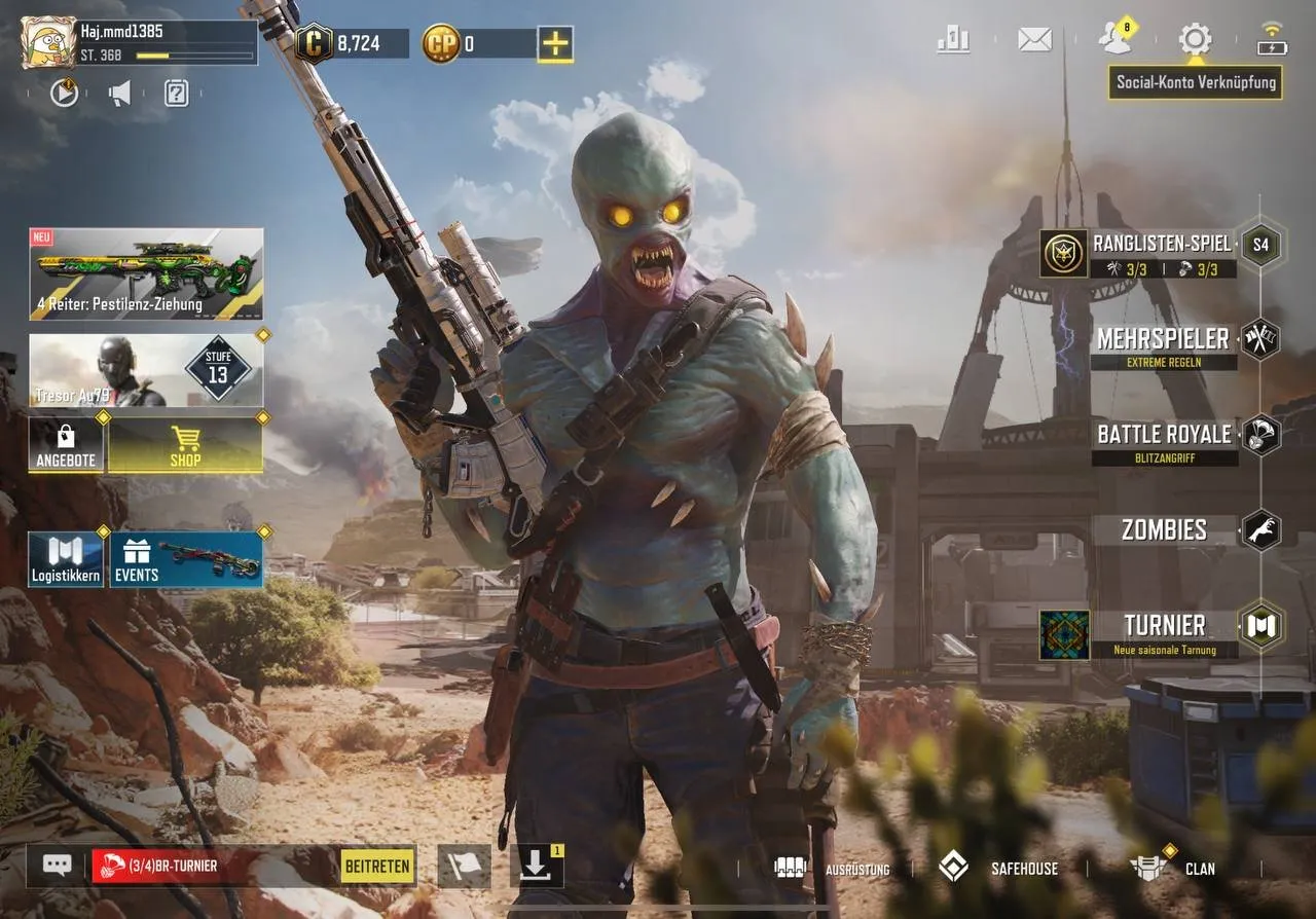 CODM45 368 Level Indian Account 1 Mythic Weapon 7 Legendary Weapons 1 Legendary Bomb 77 Epic Soldiers 24 Epic 124 Rare Vehicles 