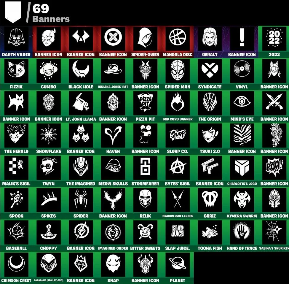 F1052 Ronin, Spectra Knight, Paradigm, Malik, Valeria, Spider-Man, Darth Vader, Doom Slayer - Immediate Email Change & 1700 V-Bucks 